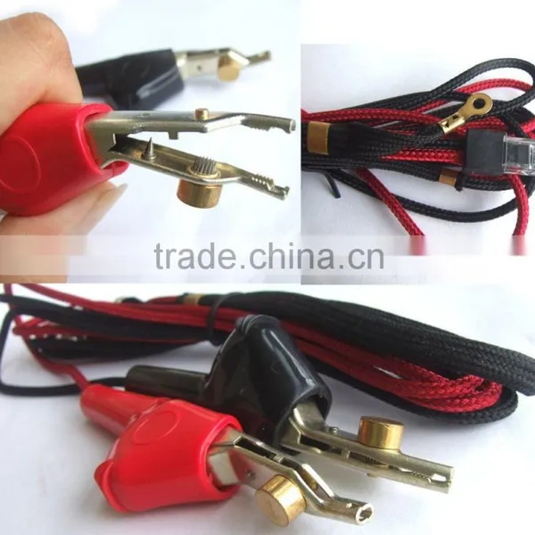 Nylon Cables With Alligator Clips to RJ11 6P6C Connector Test Replacement Cord photo-6