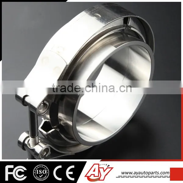 6.0inch High Quality Mild Steel Exhaust DownPipe v Band Clamp Flange Kit