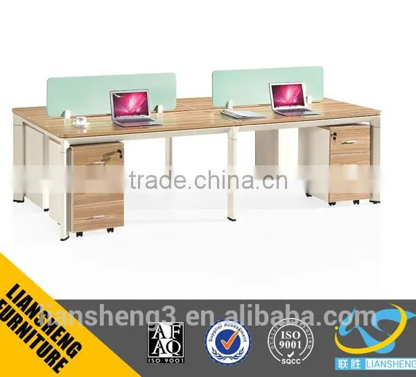 OZ Simple Design Office Workstation With Melamine Board Computer Table