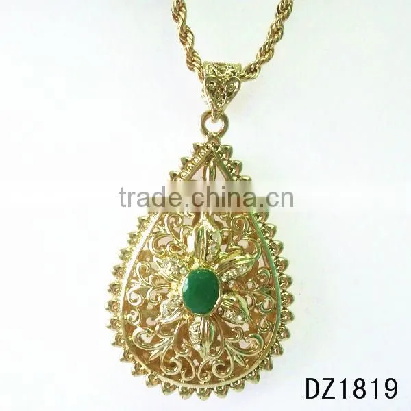 Turkish Jewelry Gold Plated Pendant Islamic Pendant photo-2