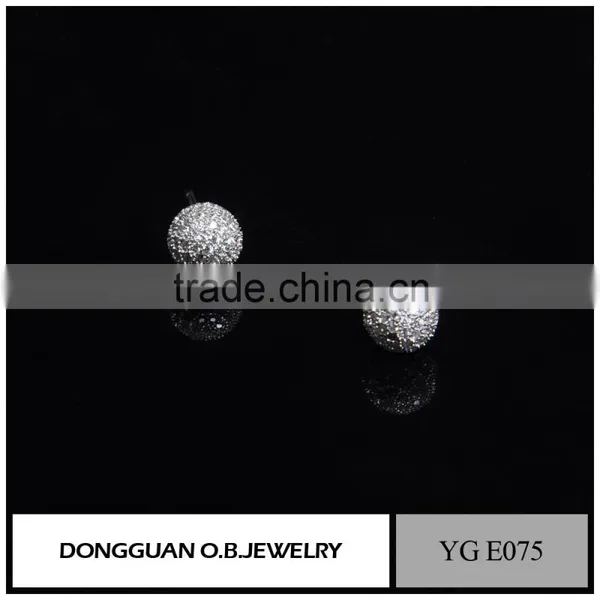 Dubai Gold Jewelry Earring Simple Pearl Earring for Women photo-4