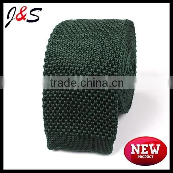 New Arrival Prussian Nacy Blue Knitted Necktie KT063 photo-6