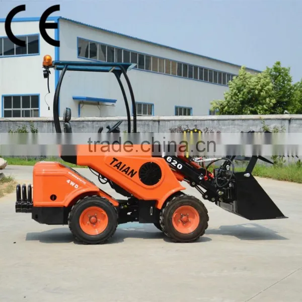 Small Wheel Loader Taian DY620 Small Articulated Wheel Loader With Telescopic Boom photo-5