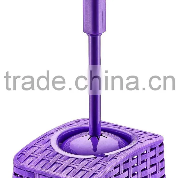 Rectangular Shape Bath Toilet Brush With Plastic Handle photo-3