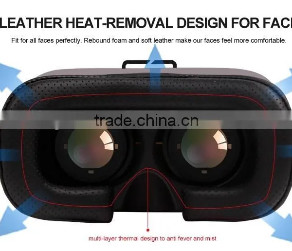Express Factory Price Virtual Reality 3D Glasses VR Box Cases For IPhone 6 4.7/5.5 photo-4