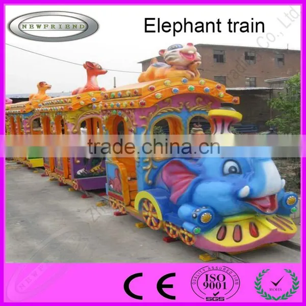 China Factory Amusement Ride Elephant Train for Kids With High Quality photo-2