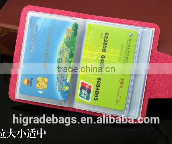 Faux Leather Card Holder Bags Leather 24 Credit Card photo-6