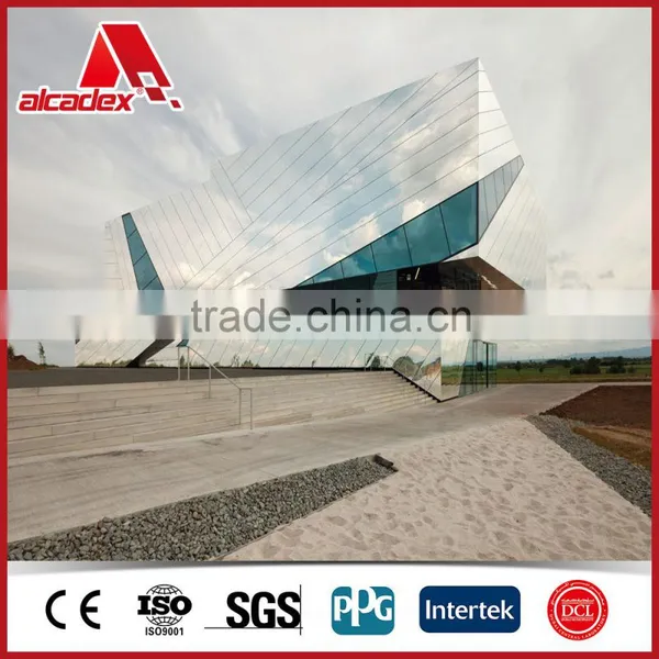Mirror Finished Acp Perfect Faltness Reflective Building Material photo-3