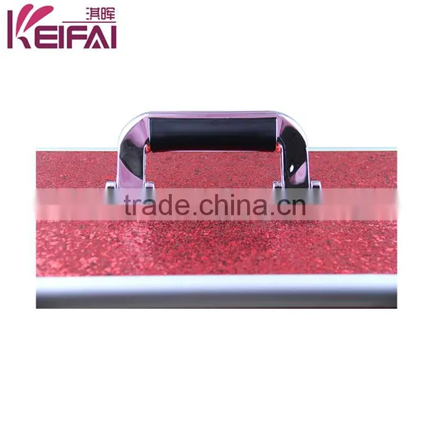 Personalized Red Sequin Aluminum Makeup Vanity Box With Lock photo-6