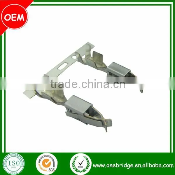 927766-3 Nickel Plated Matel Brass Press Socket Crimp Terminal photo-2