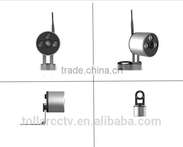P2P Outdoor Wifi ip Camera Kit Wireless IP Kit 720P 1.0MP Camera Kit photo-2