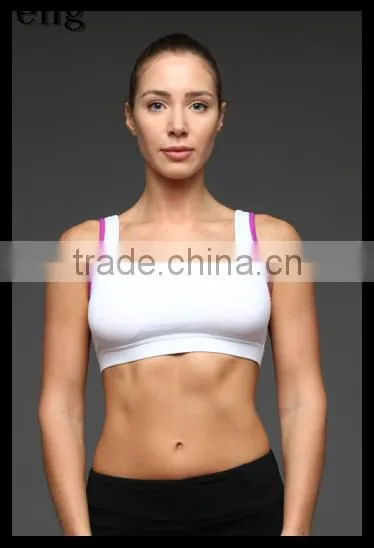 Kiteng 2016 Sports Bra With Crisscross Contrast Color Straps Wicking Fabric and Padding Office In United States Small Minimum photo-6