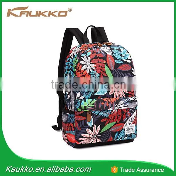 2016 New Design Bag Promotion Cheap Customized Nylon School Backpack photo-3