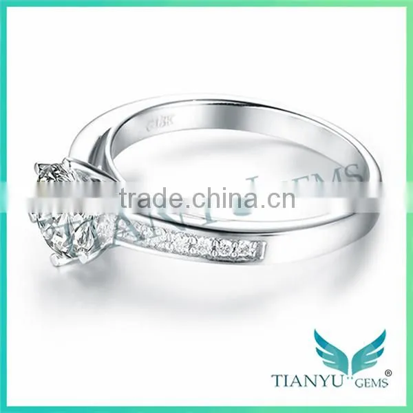 Fashion 925 Sterling Sliver Moissanite Diamond Finger Rings photo-3
