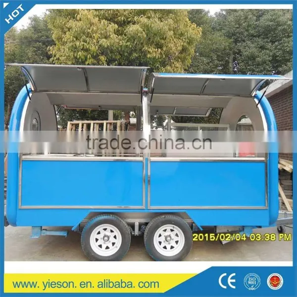 Small or Big Wheels Fast Food Carts Kiosk/food Selling Car/food Street Kiosk for Salefood Truck photo-3