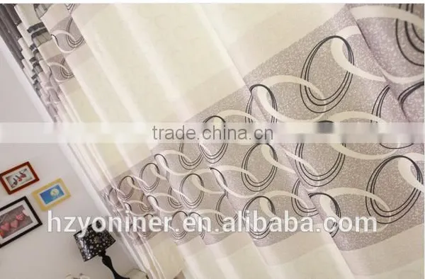 2015 Hot Sale Printed Designed No. 10 Window Curtains, Made- up Black Out Fabric in Home or Hotel photo-2