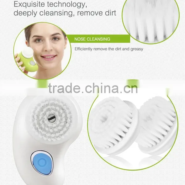 Mini Battery Operated Facial Cleaner /facial Cleaning Brush photo-3