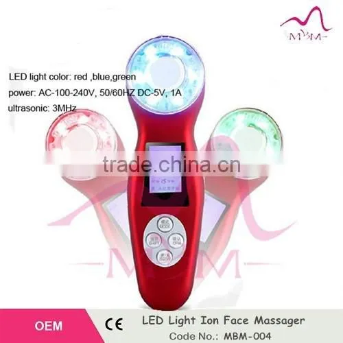 Low Cost 6 in 1 Multifunctional Beauty Equipment With Ultrasonic Photon Facial Massager photo-2