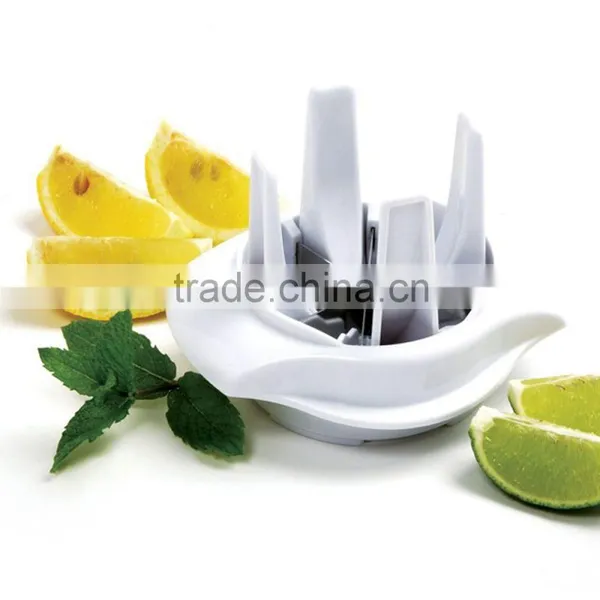 Plastic Stainless Steel Kitchen Fruit Corona Mini Lemon Cutter photo-4