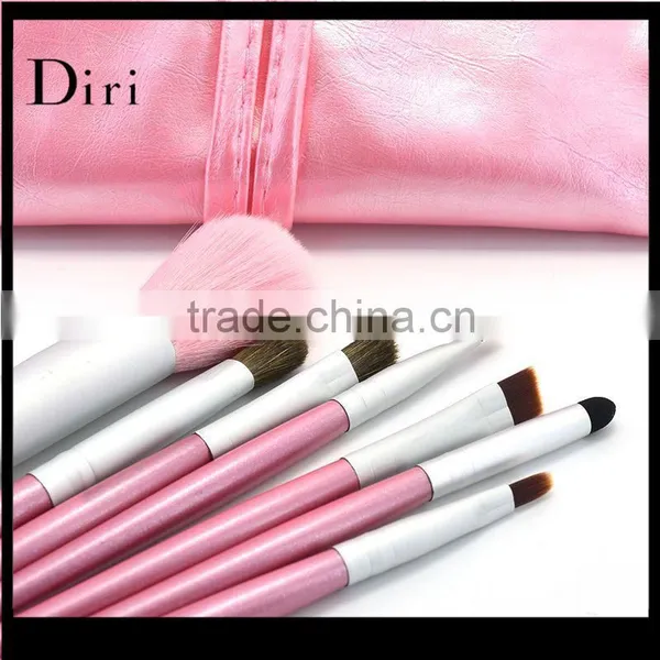 Factory Best Price Pink 7pcs Cosmetic Brushes photo-2