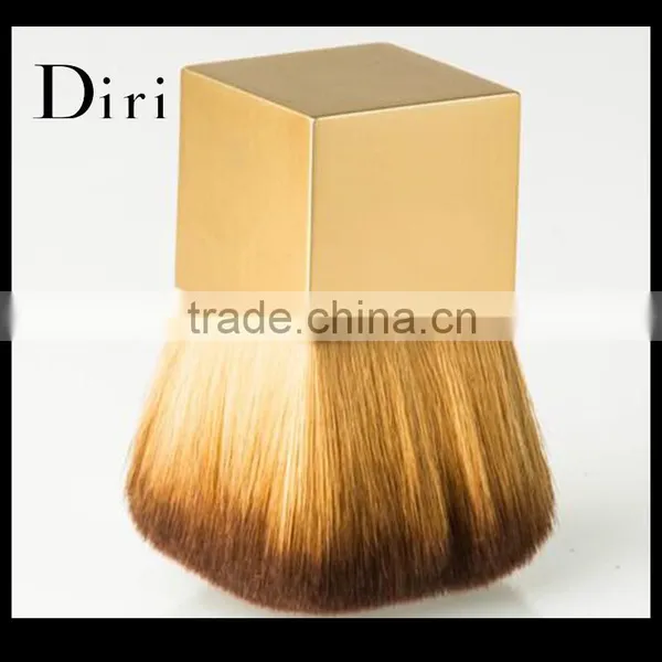 China Wholesale Square Powder Kabuki Brush Gold Color Brush photo-2