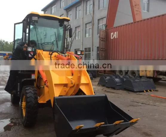 Бренд China ANSION, компактный колесный погрузчик ZL12F на 1,2 тонны для дорожного строительства photo-3