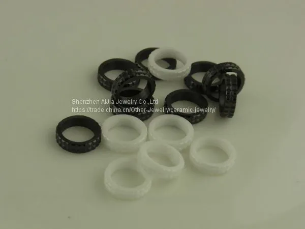 Round Fastener Ceramic Pendant Accessory Ceramic Ring photo-2