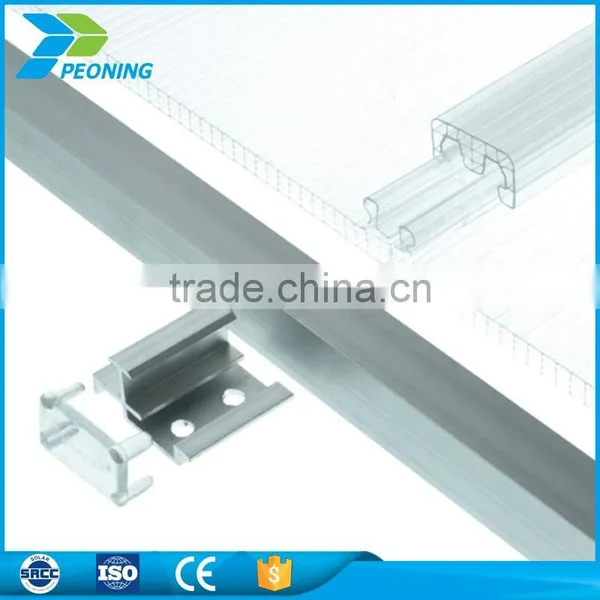 Low Weight u Lock System pc Panel Flexible Polycarbonate Sheets photo-2