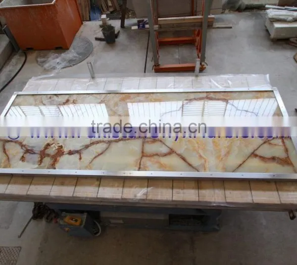 New Arrive Factory Price LIGHT LIGHT GREEN ONYX COUNTERTOPS photo-6