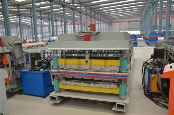 Double Layer Roof Panels Roll Forming Machine photo-4