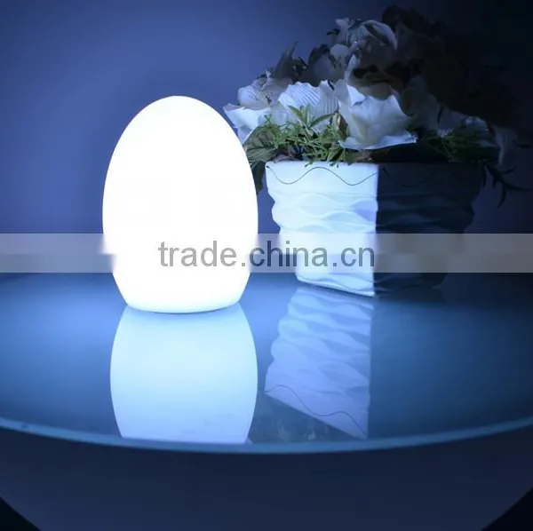 Egg Shape Rechargeable Battery LED Table Lamp photo-4