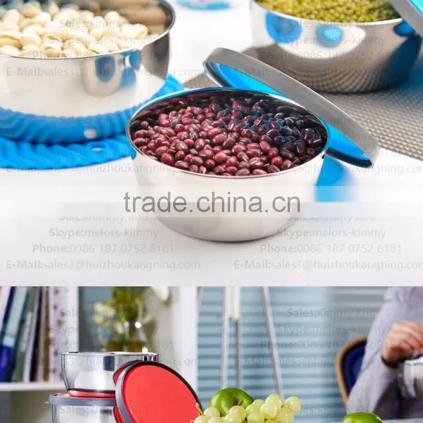 Stainless Steel Take Away Round Lunch Box Bento Box Food Container photo-2