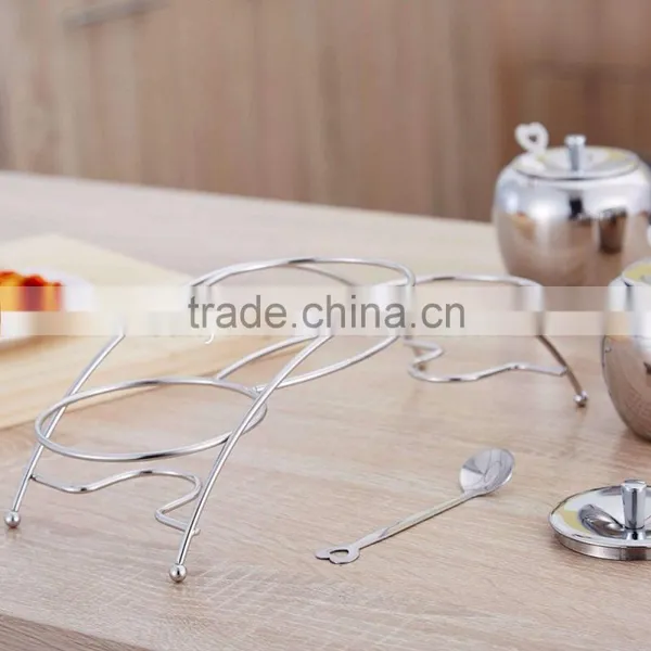 Salt Pepper Sugar Storage Container Stainless Steel Condiment Caddy photo-3