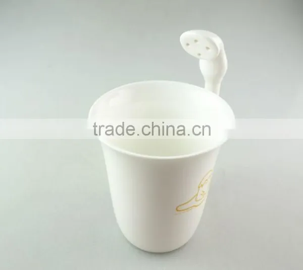 Special White Porcelain Mug , Cheap Wholesale Porcelain Mug in Stock photo-3
