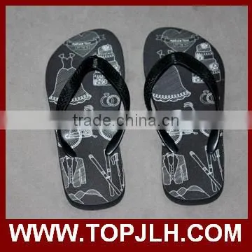 Custom Photo Printed Birthday Party White Flip Flops photo-5