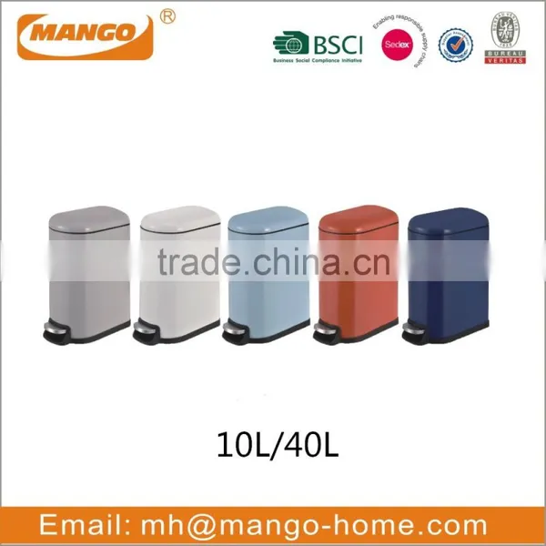 10L/40L Stainless Steel Pedal Trash Bin photo-5