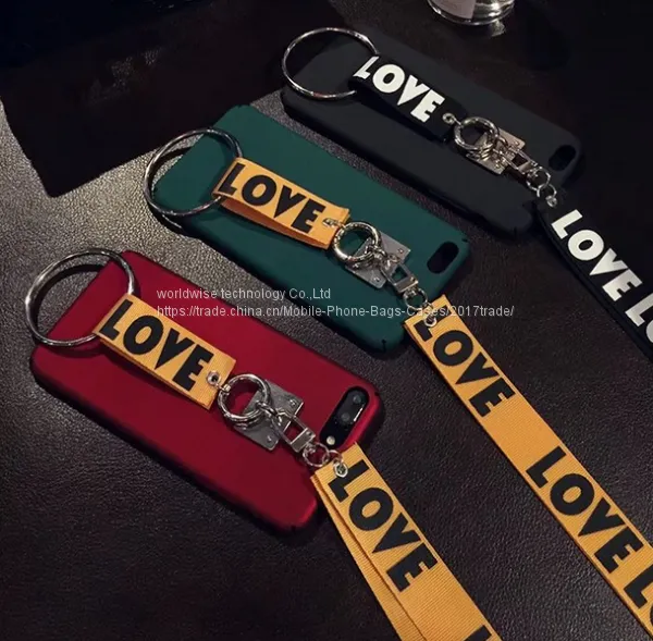 Plastic Hard Cell Phone Back Cover Shell Mobile Phone Cases for IPhone7/7Plus/6/6s/6plus/6splus Neck Lanyard Hang Rope photo-3