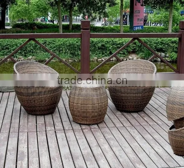 Stackable Garden Rattan Sofa Set Cheap Wicker Coffee Table Set photo-2