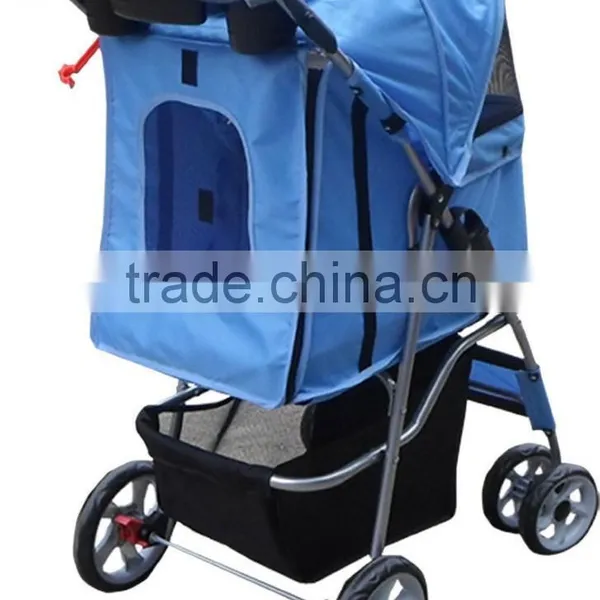 Pet Travel Stroller Pushchair Pram Jogger Buggy Swivel Wheels. H0116 photo-2