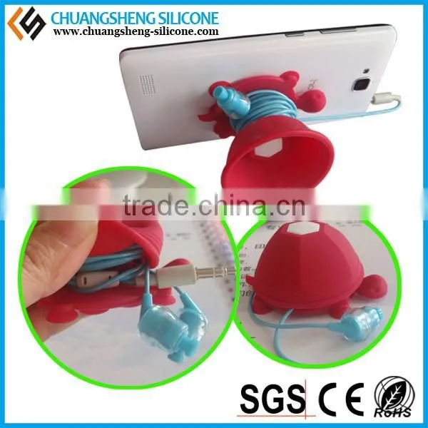 2015 Hot Selling Popular Automatic Silicone Headphones Cable Winder for Data Wires photo-4