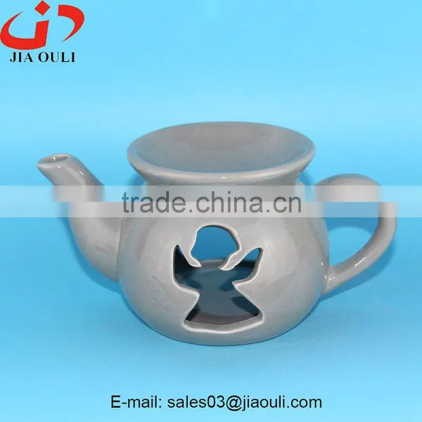 Modern Family Life Fragrance Ceramic Teapot Shape Oil Burner, Aroma Diffuser photo-2