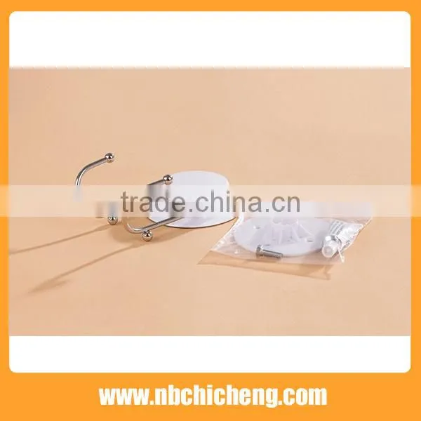 Wall Mounted Bathroom Shower Hook Plastic Bath Hooks photo-4