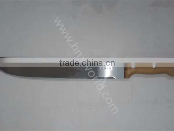 80KHz Serrated Plastic Handle Machete With Canvas Sheath Heat Transfer photo-6