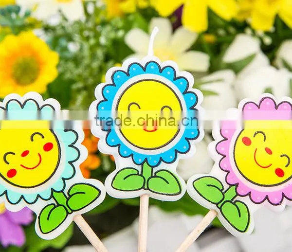 Sun Flower Birthday Candle for Children photo-3