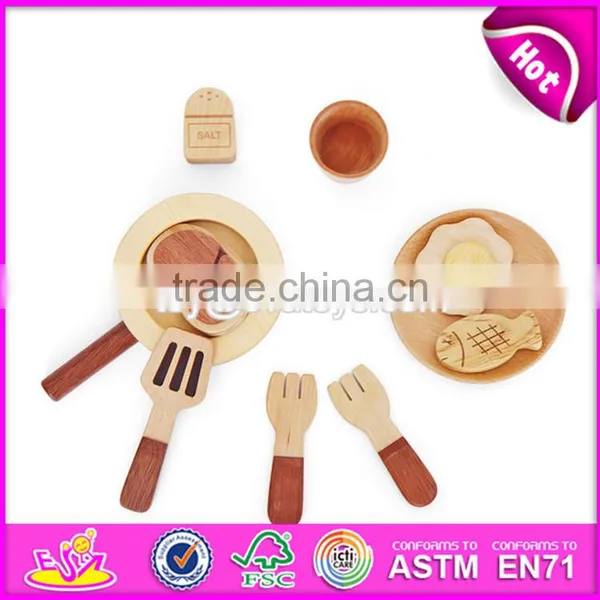 2017 New Products Children Pretend Play Wooden Cooking Toys W10B179 photo-2