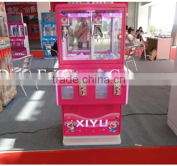 Mini Twins Coin Operated Claw Machine Game Toy Crane Claw Prize Vending Machine