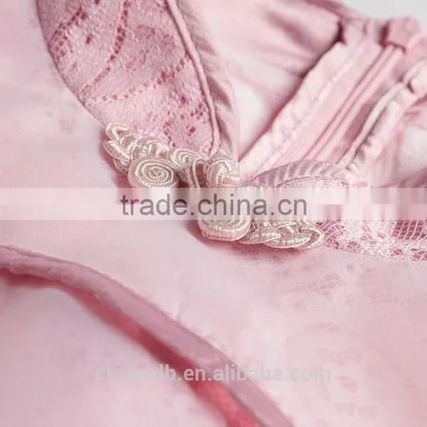 Winter Chinese Traditional Elegant Plain Velvet Cheongsam Dresses for Women photo-4