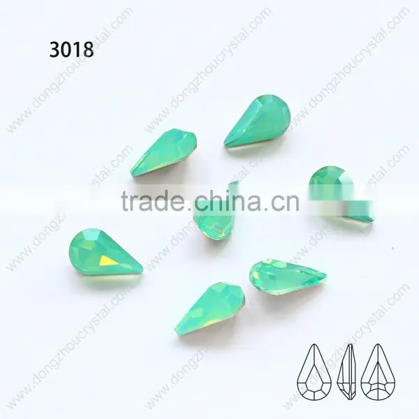 COLORS Small Crystal Teardrop Shaped Glass Beads for Clothing/jewelry/shoes/bags Decoration photo-5