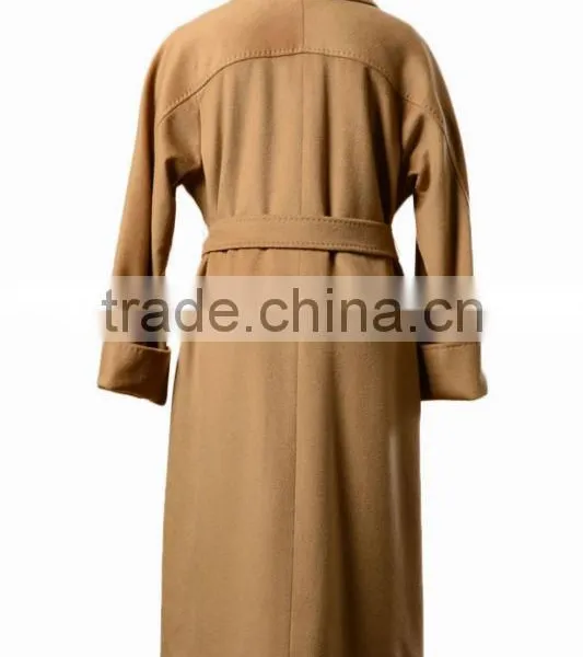Women's Mandarin Collar Design Long Winter Coat photo-2
