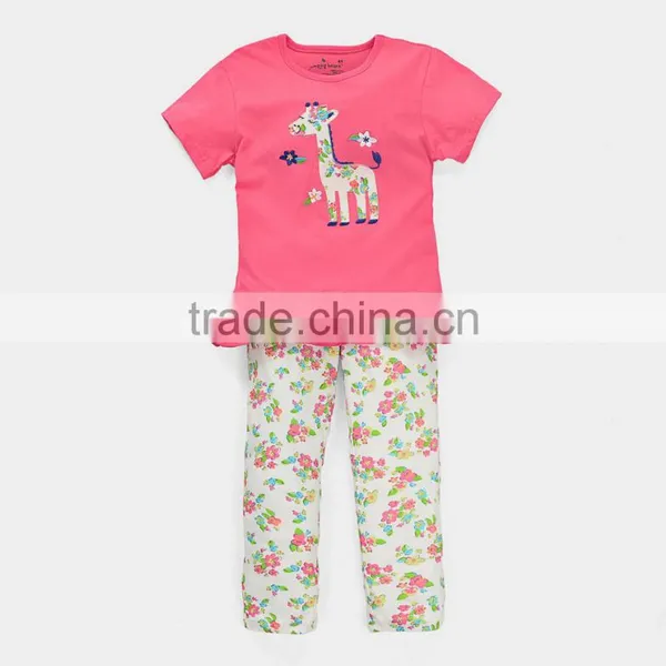 China Company Girls Boutique Clothing Summer 2016 Girl Clothes Set Lovely Children Clothing photo-2